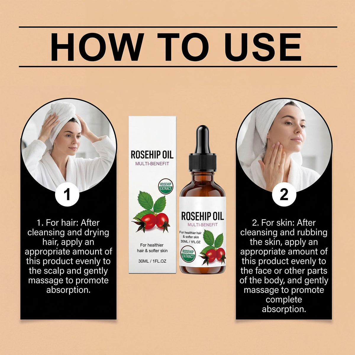 Rosehip Oil Organic Face Oil 1PC Z704207