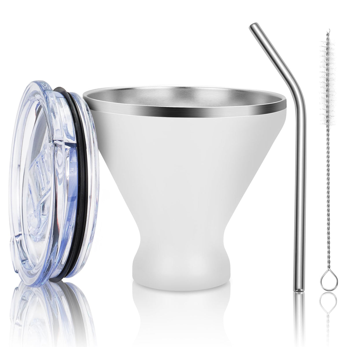 Stemless Insulated Martini Glass Set of 6 Q3002