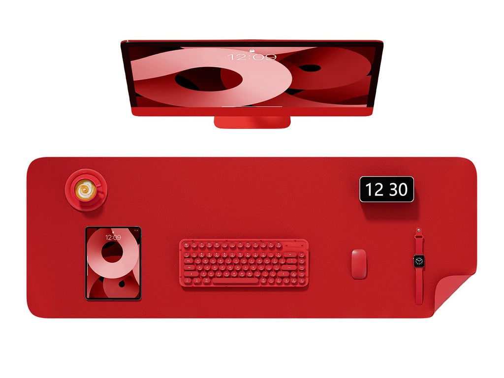 Bright Red Desk Pad N2941