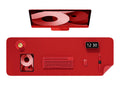 Bright Red Desk Pad N2941