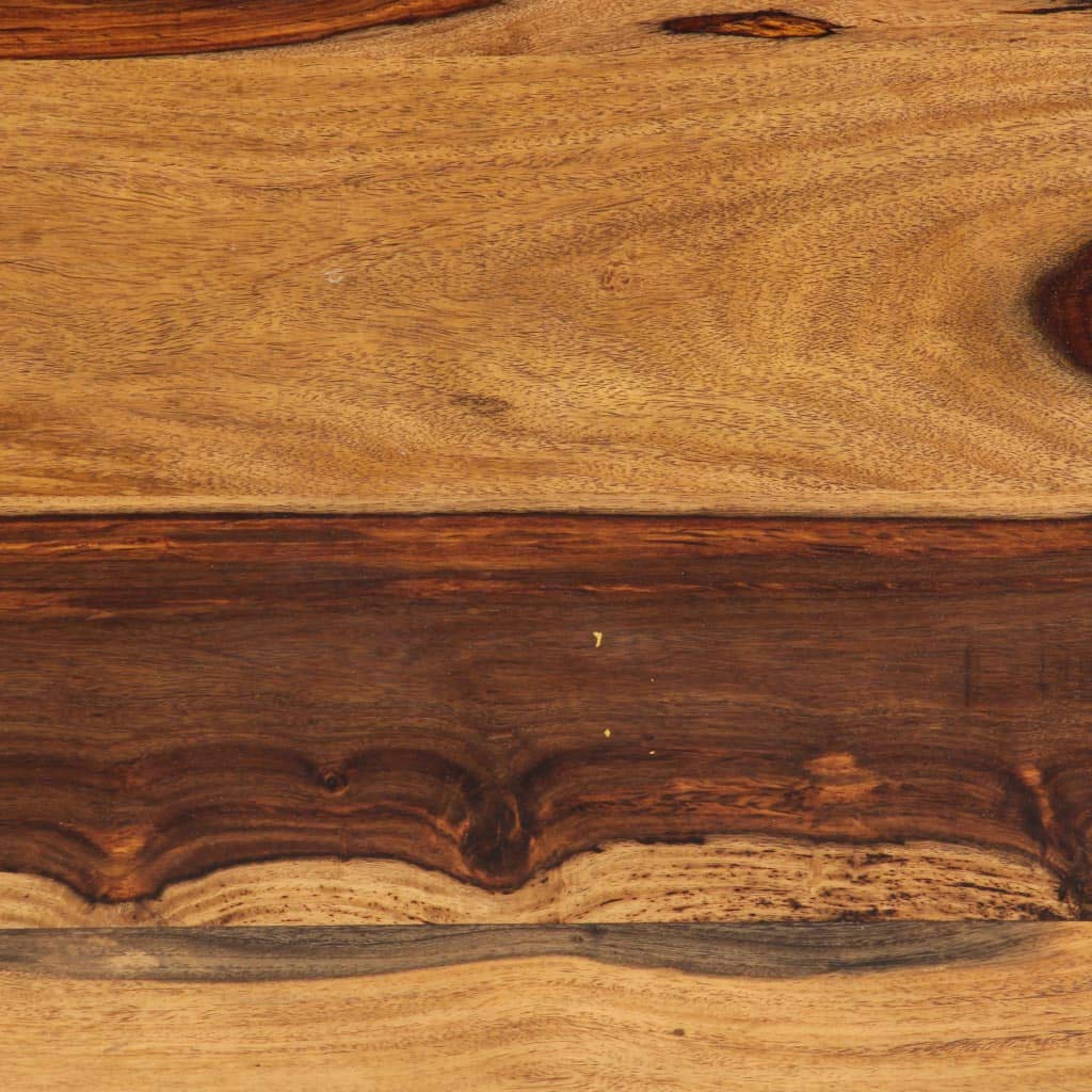 Industrial Rectangle Coffee Table 47.2"x23.6"x15.7" Solid Sheesham Wood J641