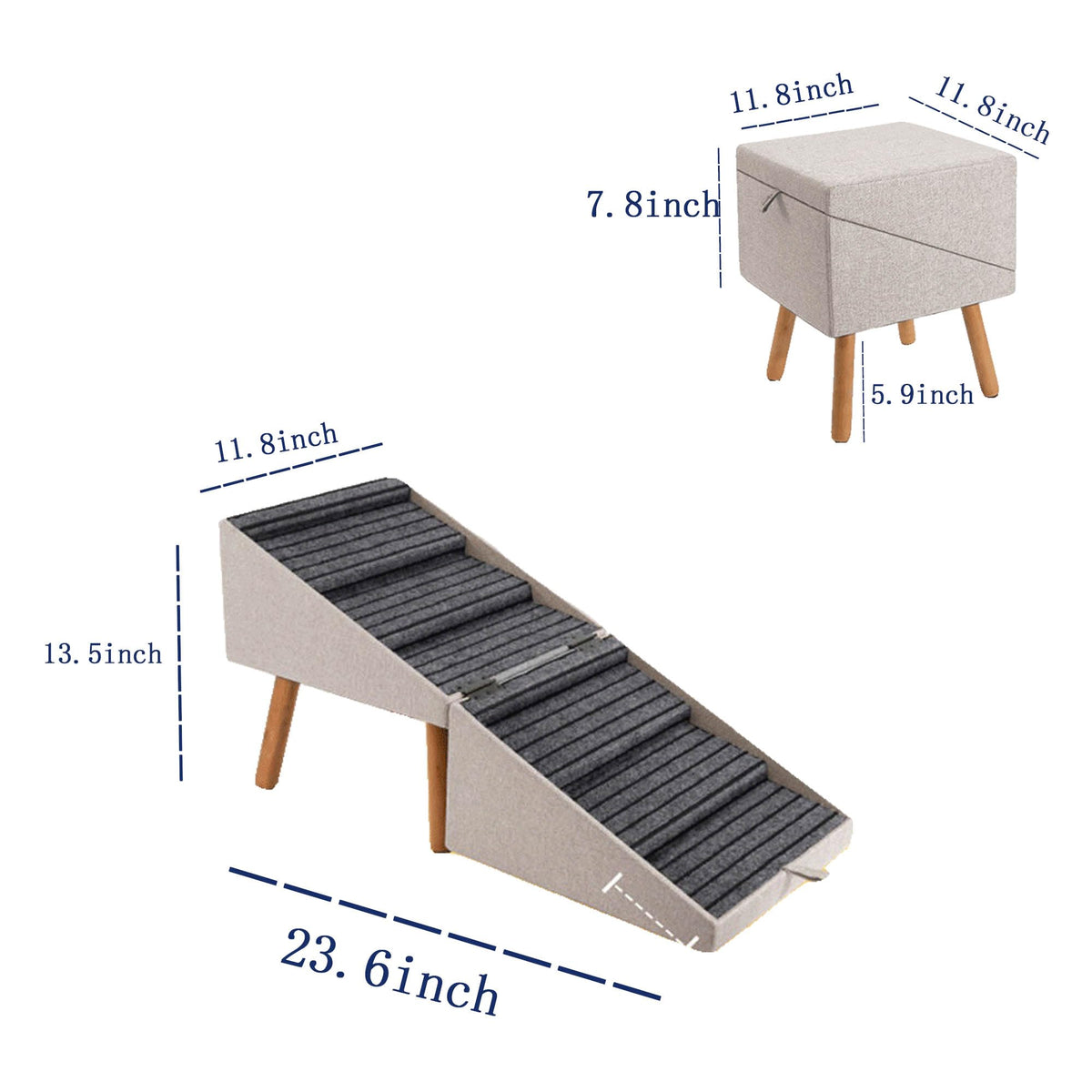 Foldable Anti Slip Pet Stairs D644568