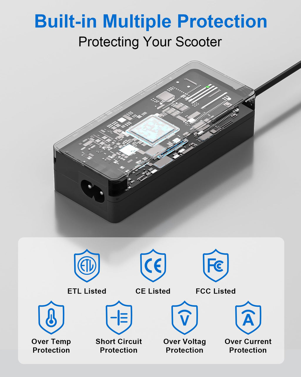 42V 2A Scooter Charger F934