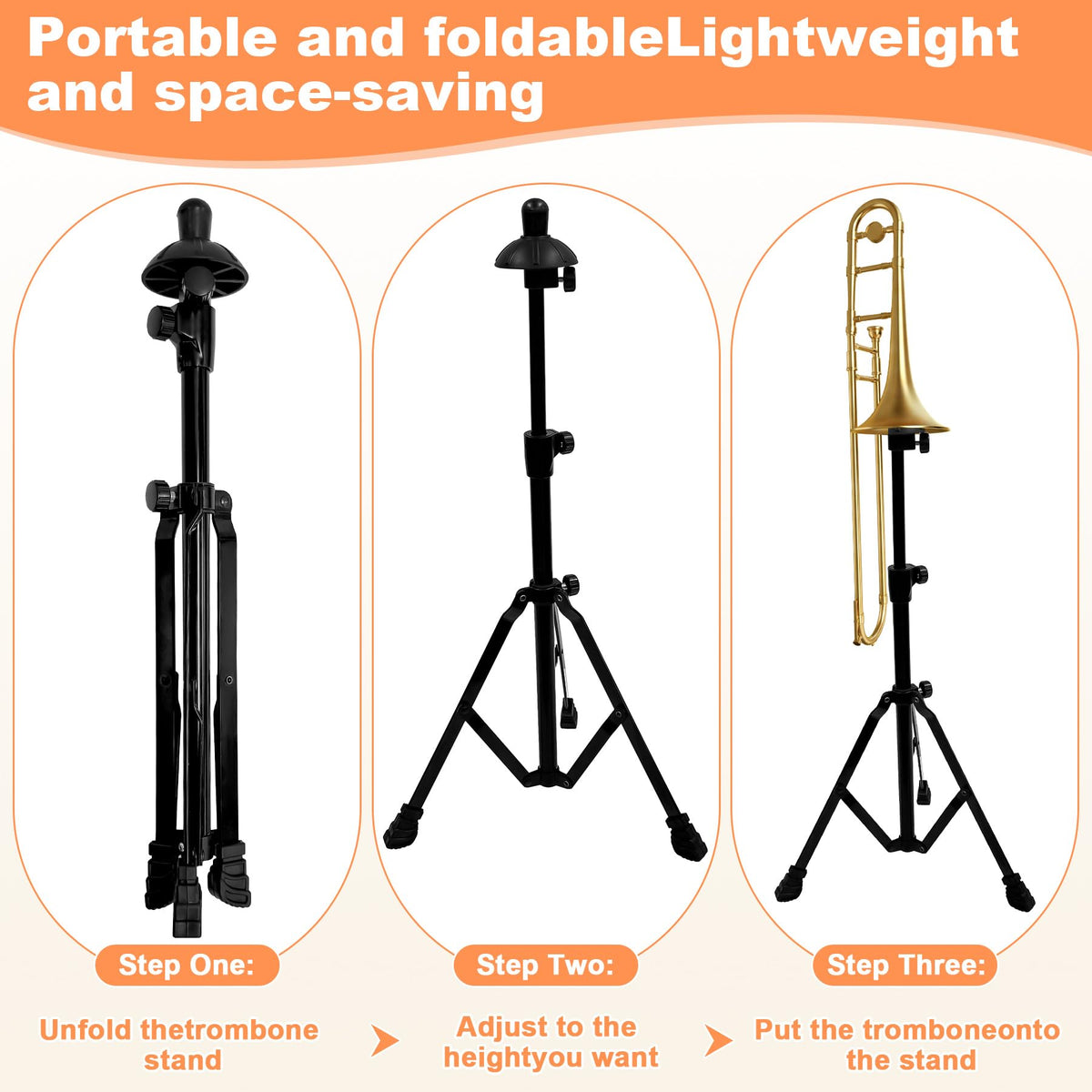 Folding Trombone Stand Y109