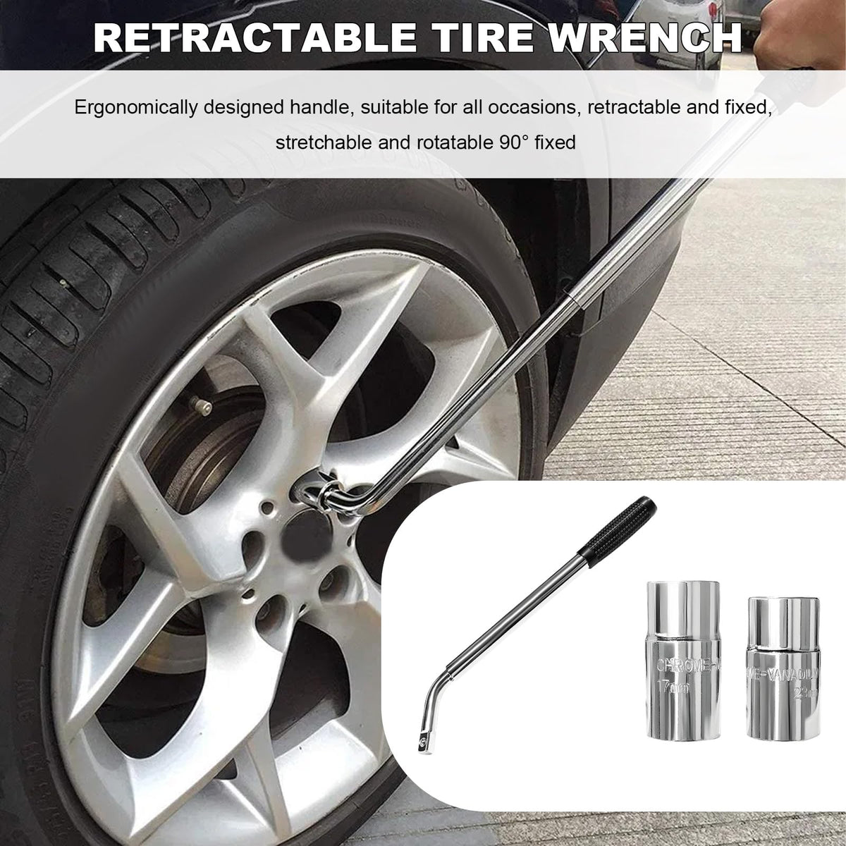 2 Ton Scissor Jack Kit with Lug Wrench G8665