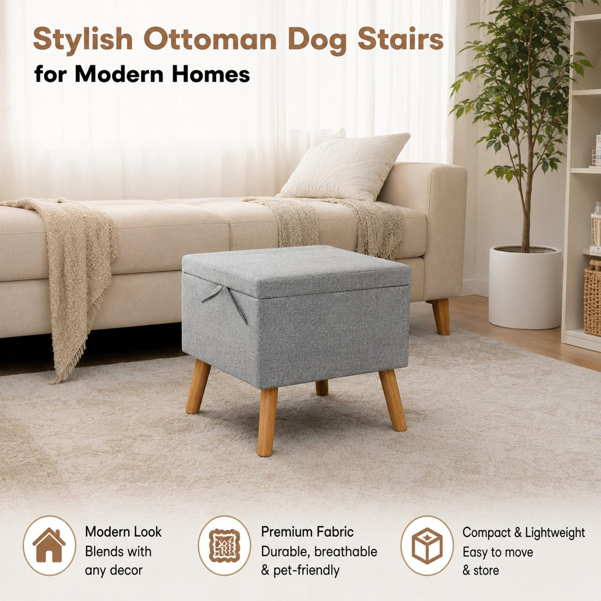 Foldable Anti Slip Pet Stairs D644568