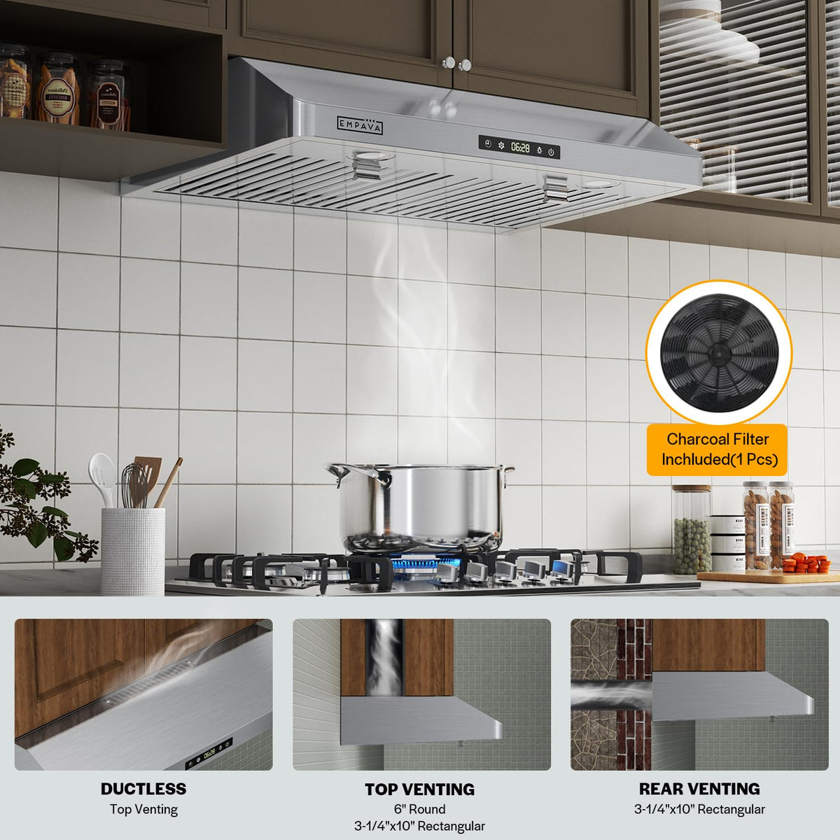 Under Cabinet Range Vent Hood 30 Inch T489