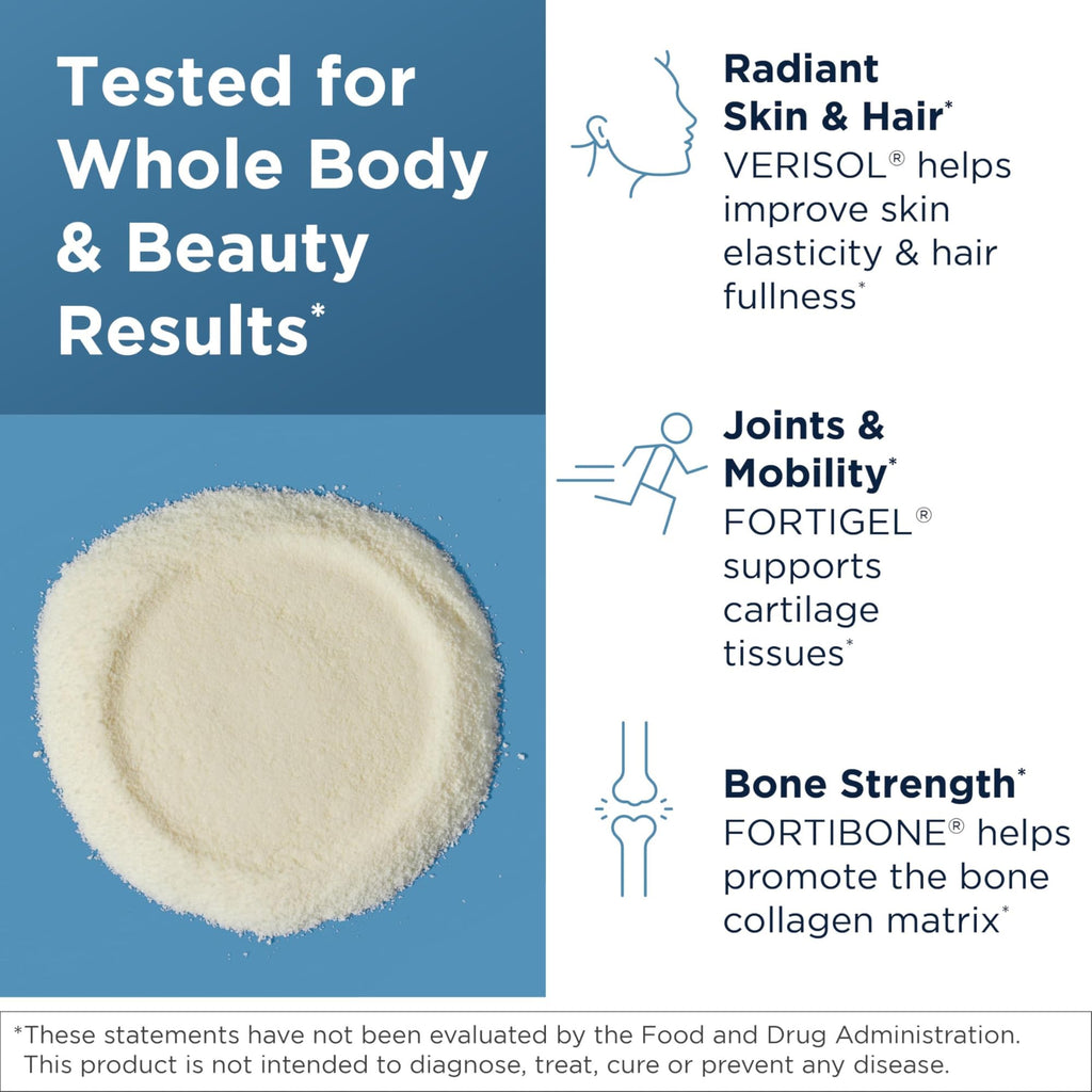 Hydrolyzed Collagen Peptides Powder Unflavored 30 Servings K8684