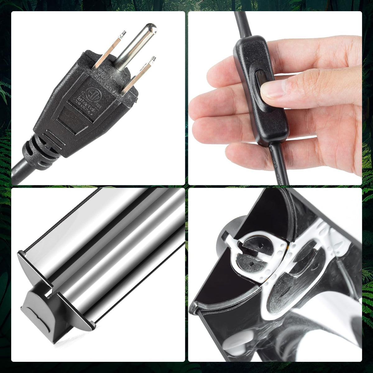 24W T5 UVB Reptile Light Combo Kit J691347
