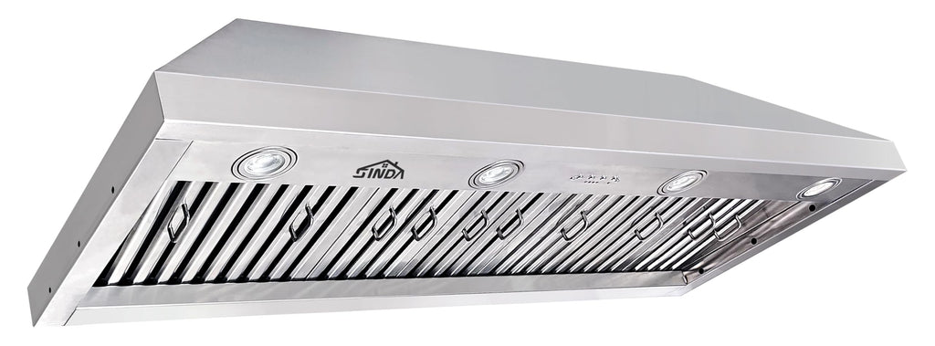 48 inch Stainless Steel Built-in Range Hood with Liner and Baffle Filter M631033