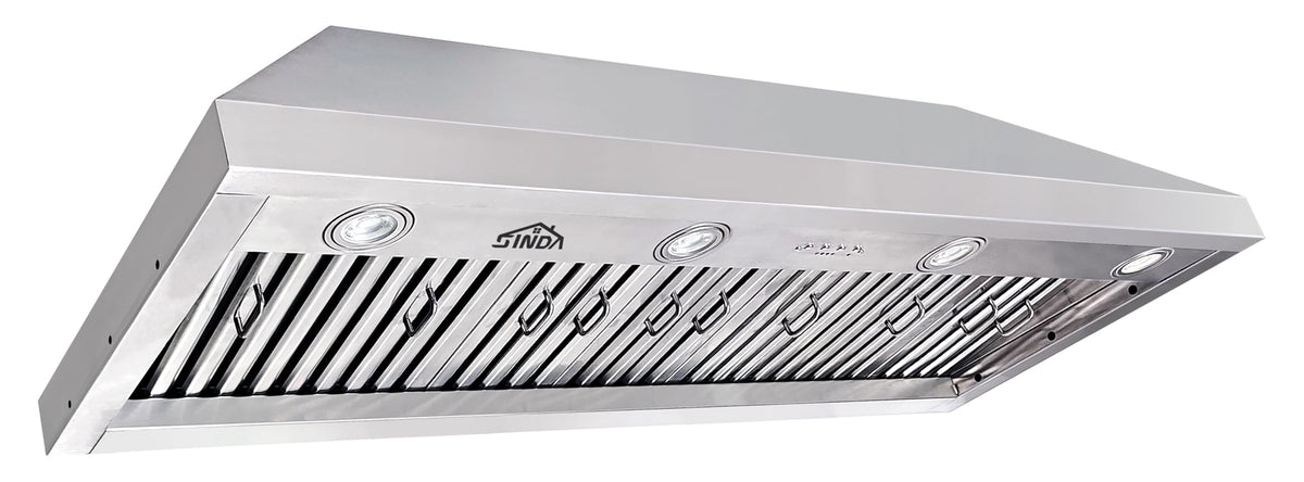 48 inch Stainless Steel Built-in Range Hood with Liner and Baffle Filter M631033