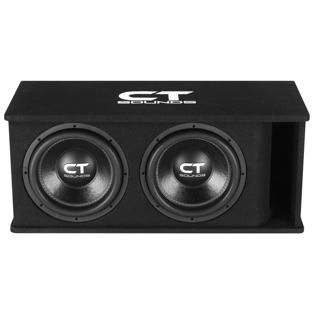 Dual 12” 2600W Ported Car Subwoofer Box E582