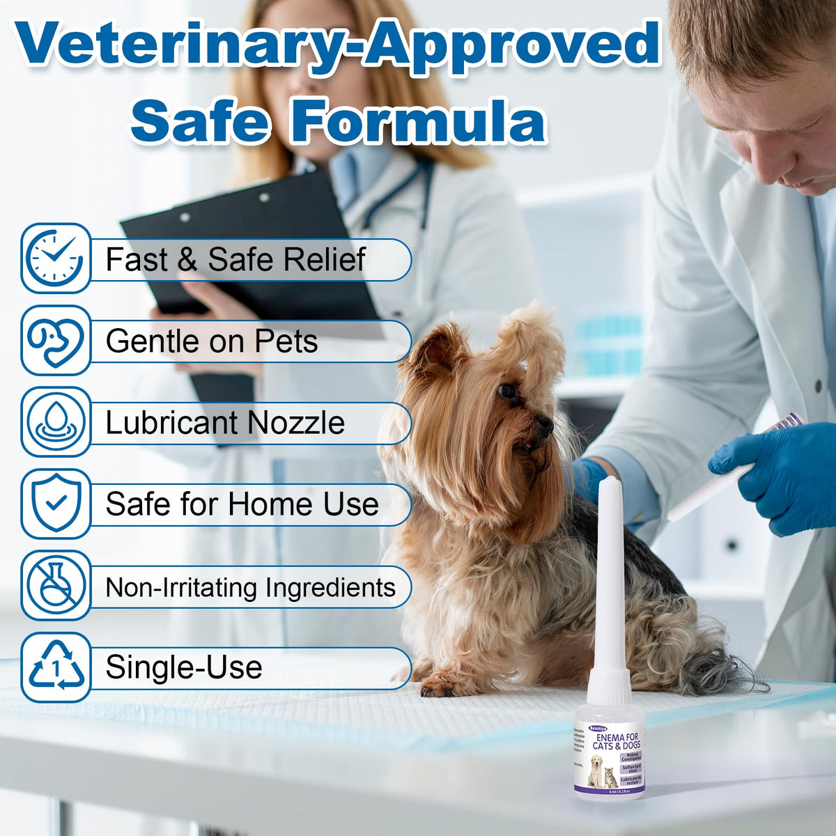 Disposable Enema for Cats & Dogs 6mL (3 Pack) V39182