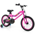 16 18 Inch Lighted Kids Bike with Training Wheels R3596