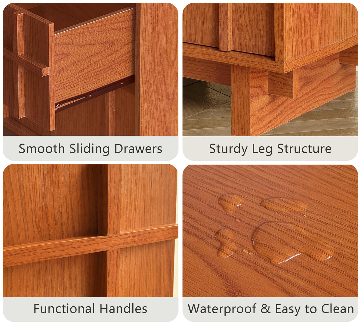 Mid Century Modern Nightstand Z571