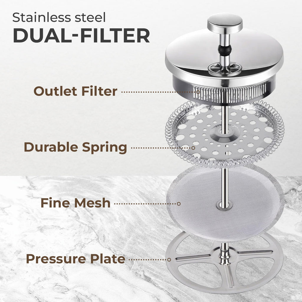 Glass French Press Coffee Maker 27oz L58135