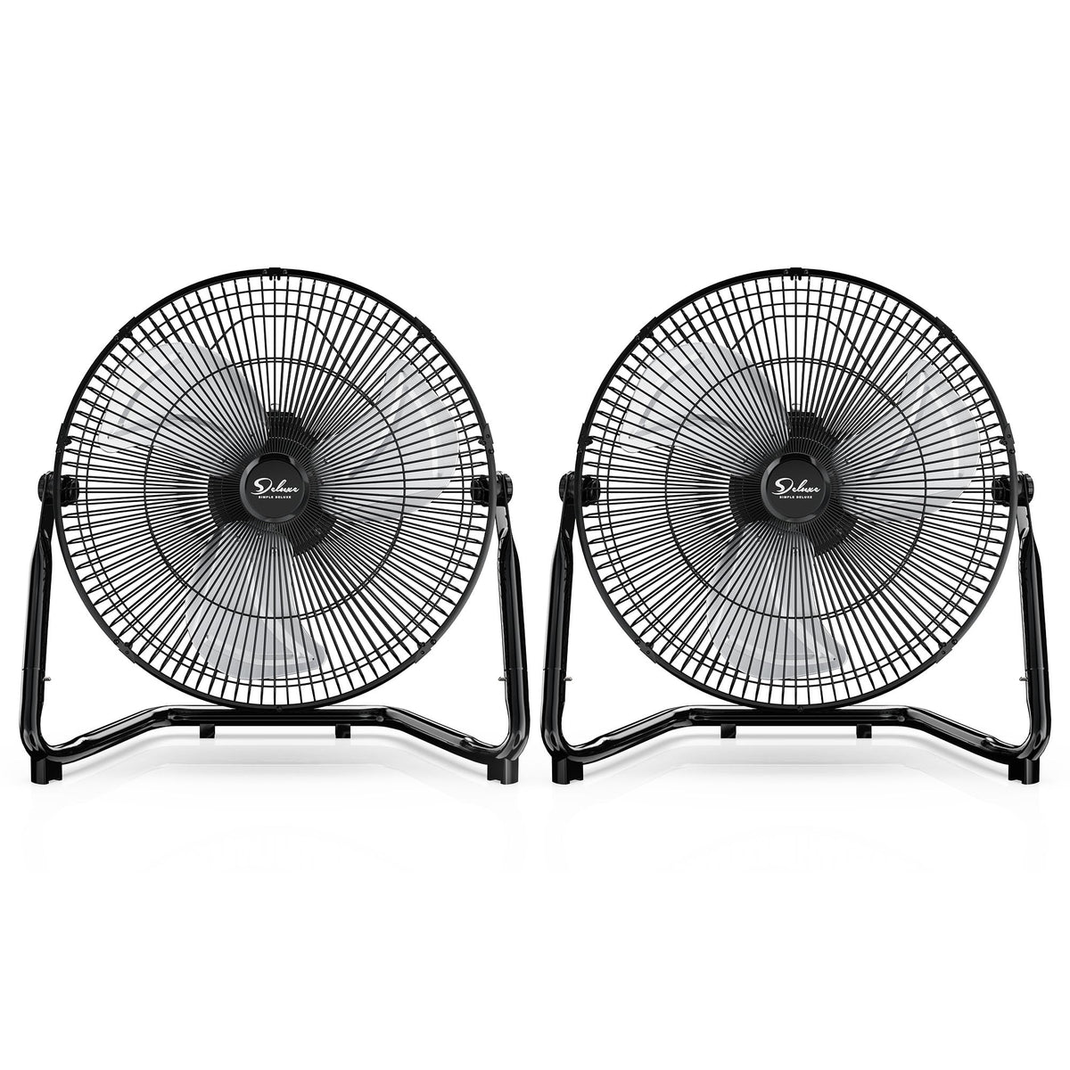 20 Inch 3-Speed High Velocity Metal Industrial Floor Fan I848276