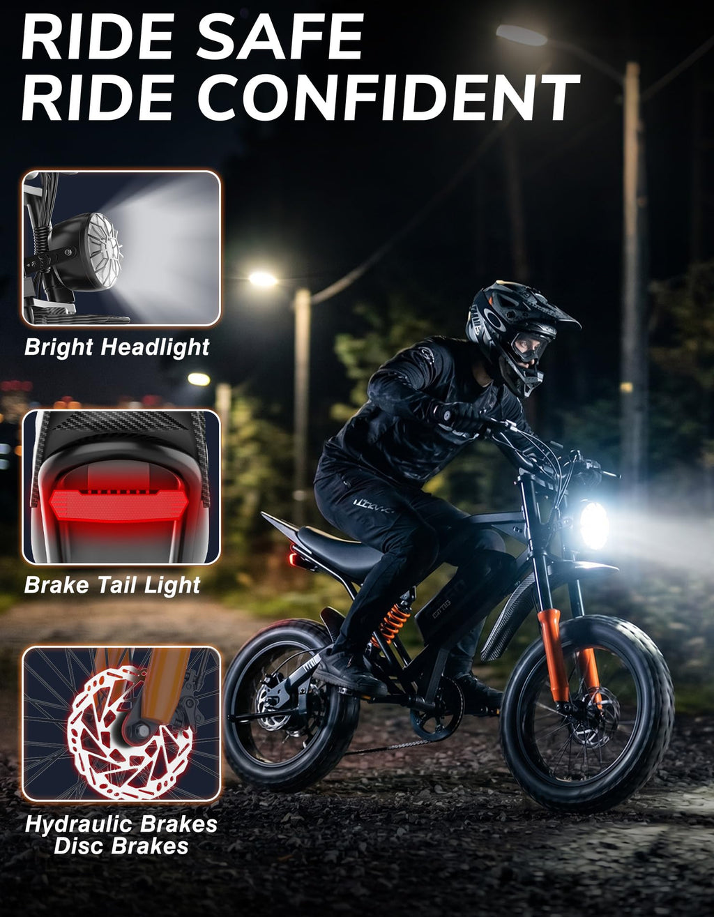 5500W Electric Dirt Bike with 48V 30AH Battery D825498