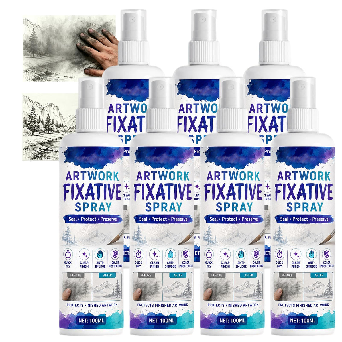 100ml Workable Fixative Spray L929716