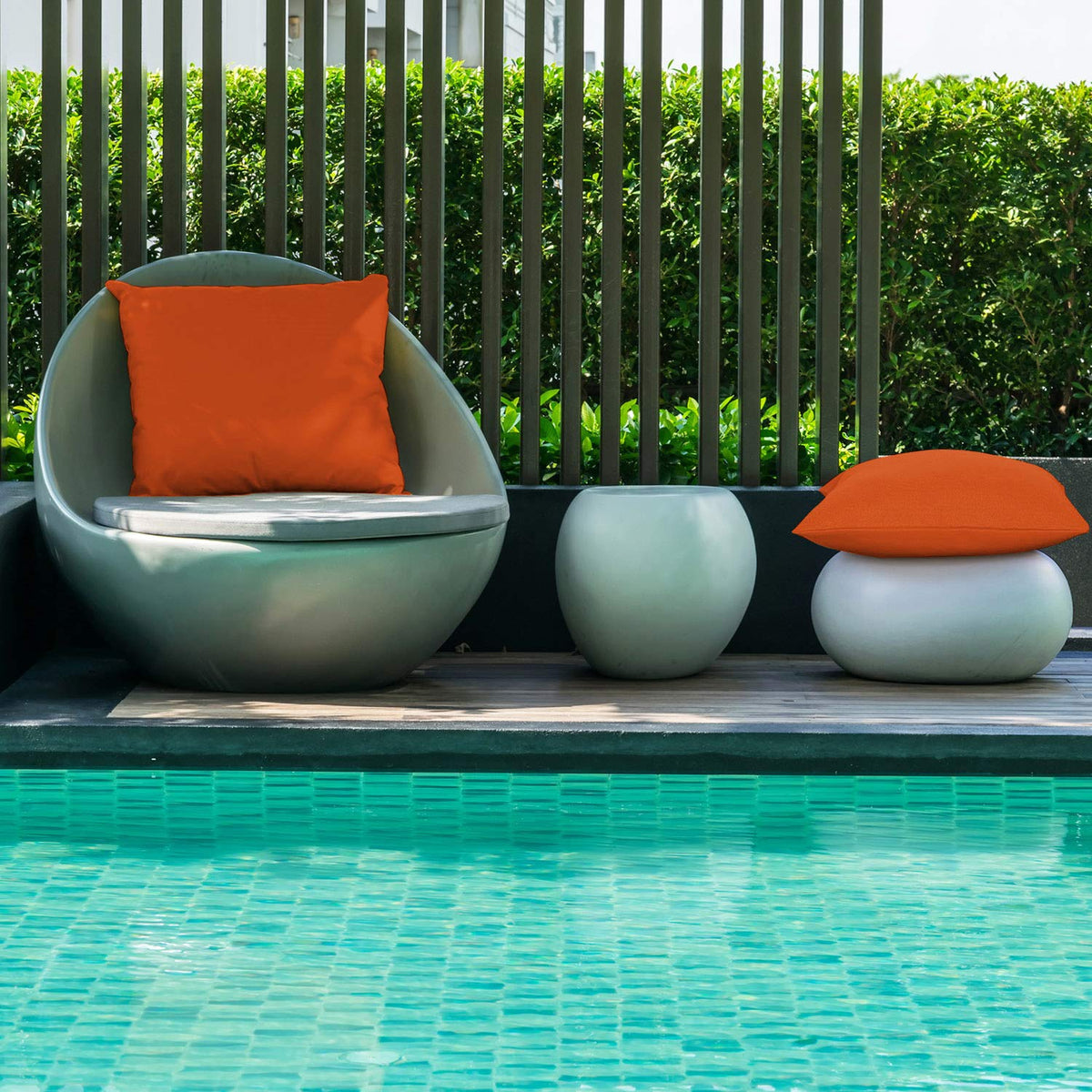4 Pack Outdoor Throw Pillow Covers 18x18 L293