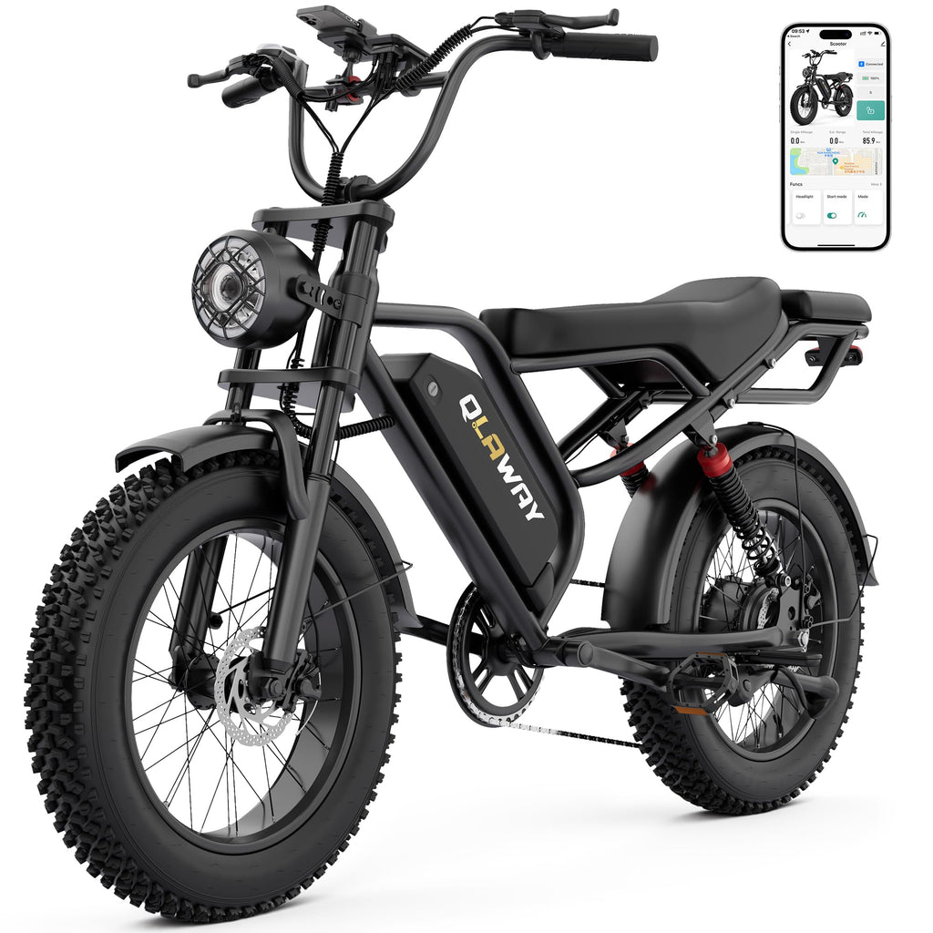 20" Fat Tire 1500W Electric Bike with Removable Battery Y39773