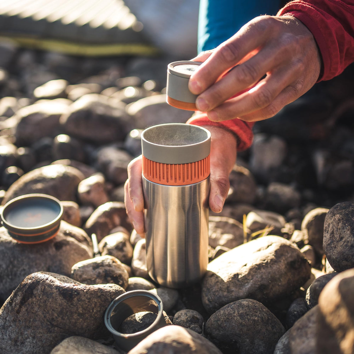 Portable Coffee Maker and Insulated Travel Mug, 10 fl oz O8962