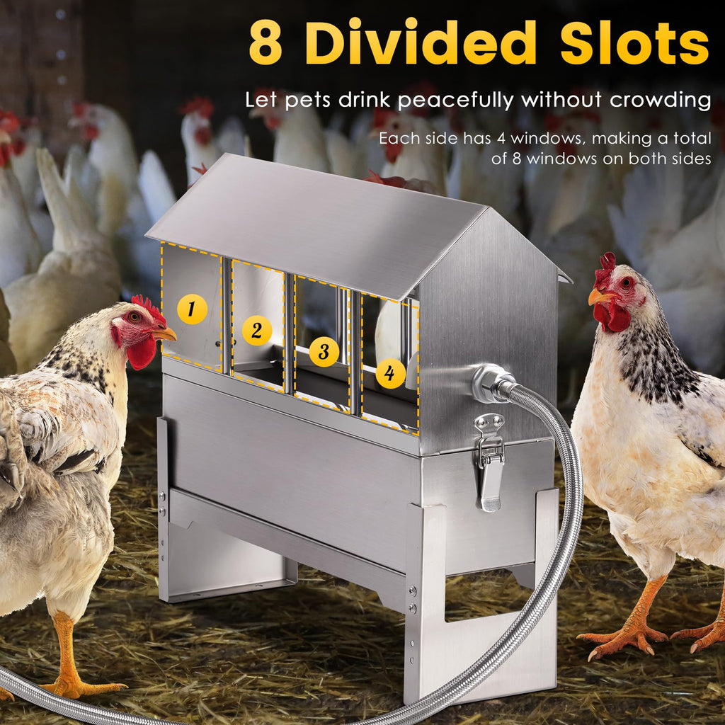 Stainless Steel Chicken Waterer B691