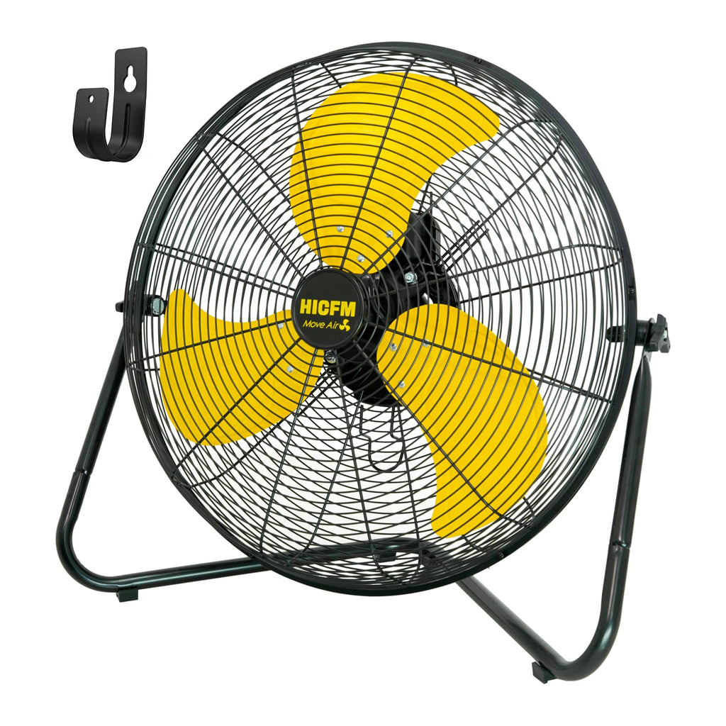 20" 6200 CFM High Velocity Metal Floor Fan Z330
