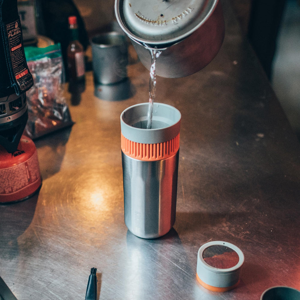Portable Coffee Maker and Insulated Travel Mug, 10 fl oz O8962