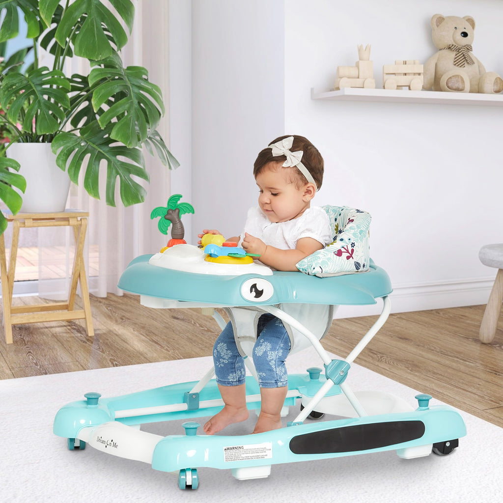 2-in-1 Foldable Baby Walker with Adjustable Height N294