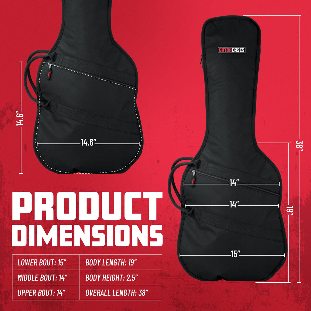 Foam Padded Guitar Gig Bag for Mini Electric Guitars D9127