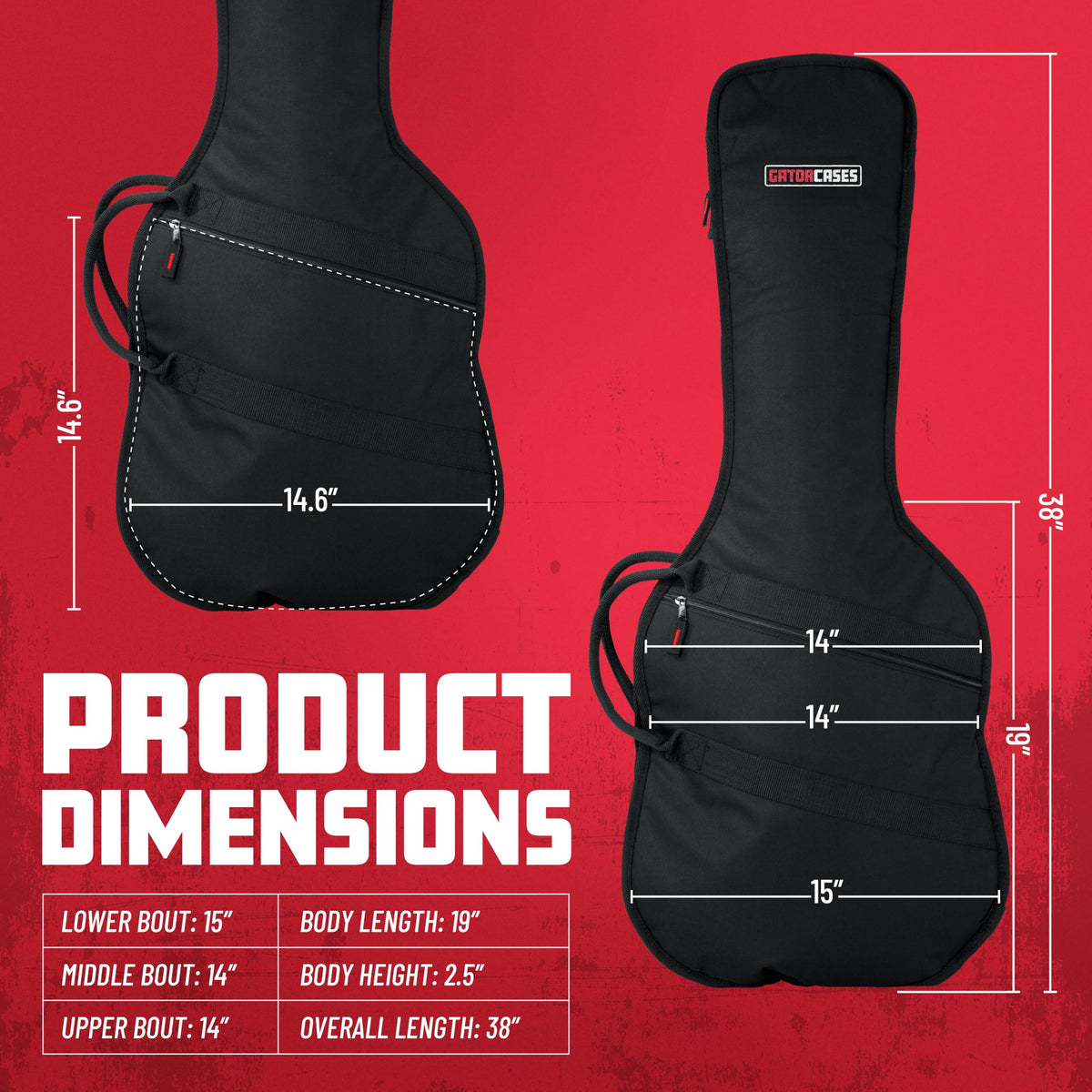 Foam Padded Guitar Gig Bag for Mini Electric Guitars D9127