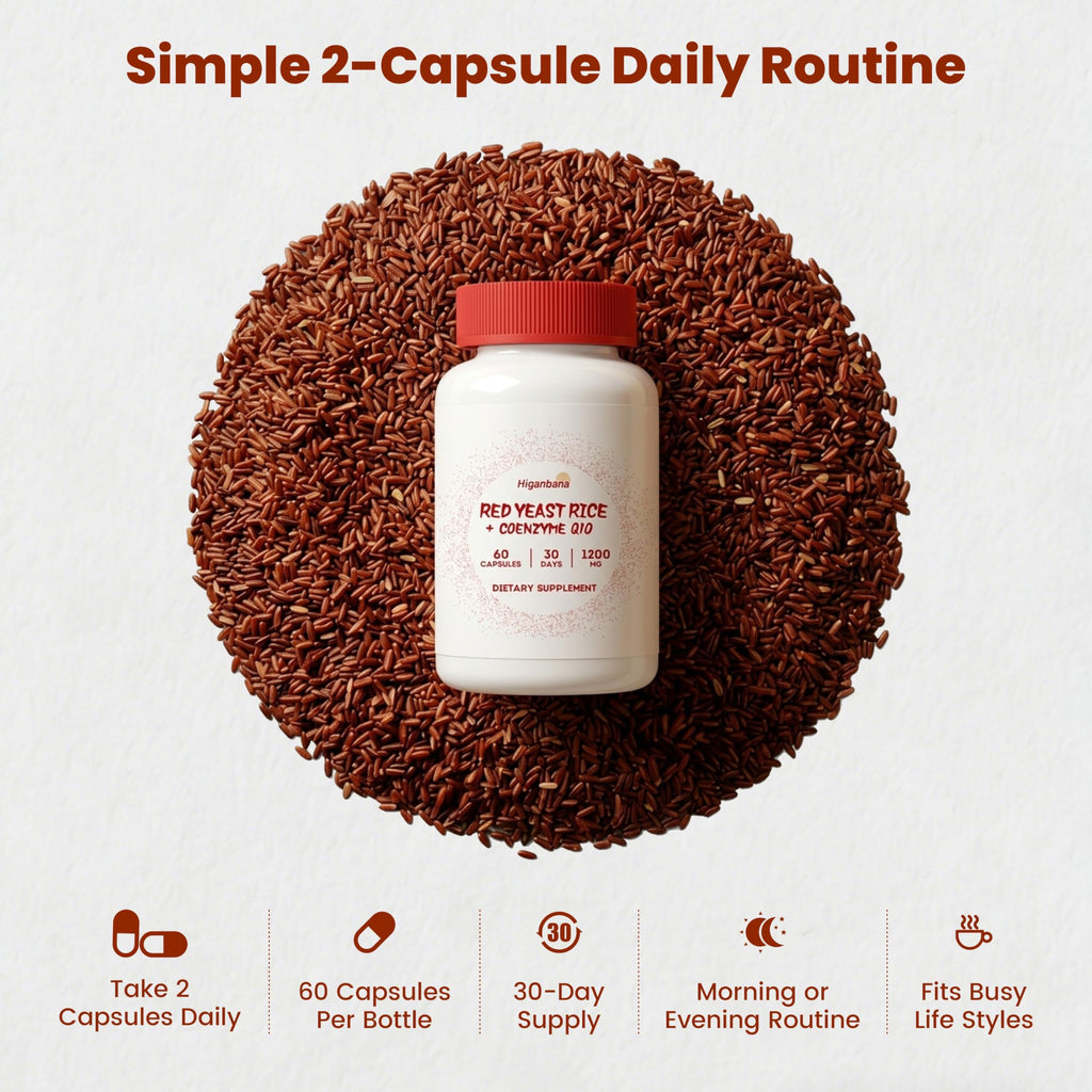 Red Yeast Rice CoQ10 Citrus Bergamot 60 Capsules K184397