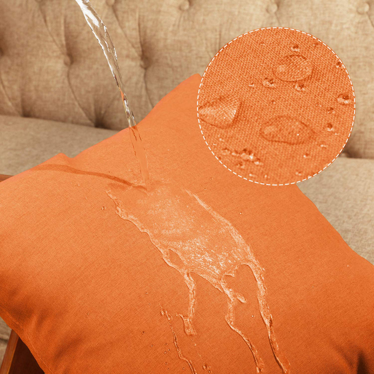 4 Pack Outdoor Throw Pillow Covers 18x18 L293