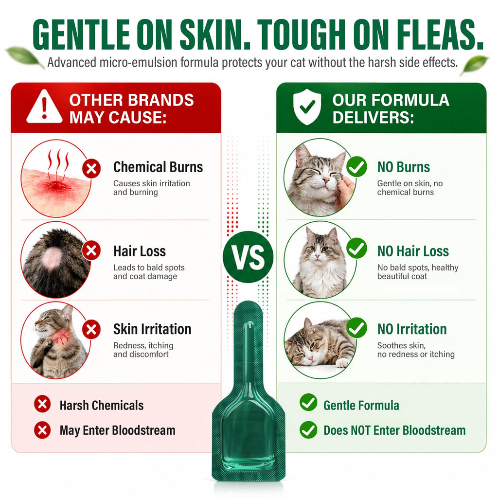 Cat Flea & Tick Topical Drops 12 Doses E437566