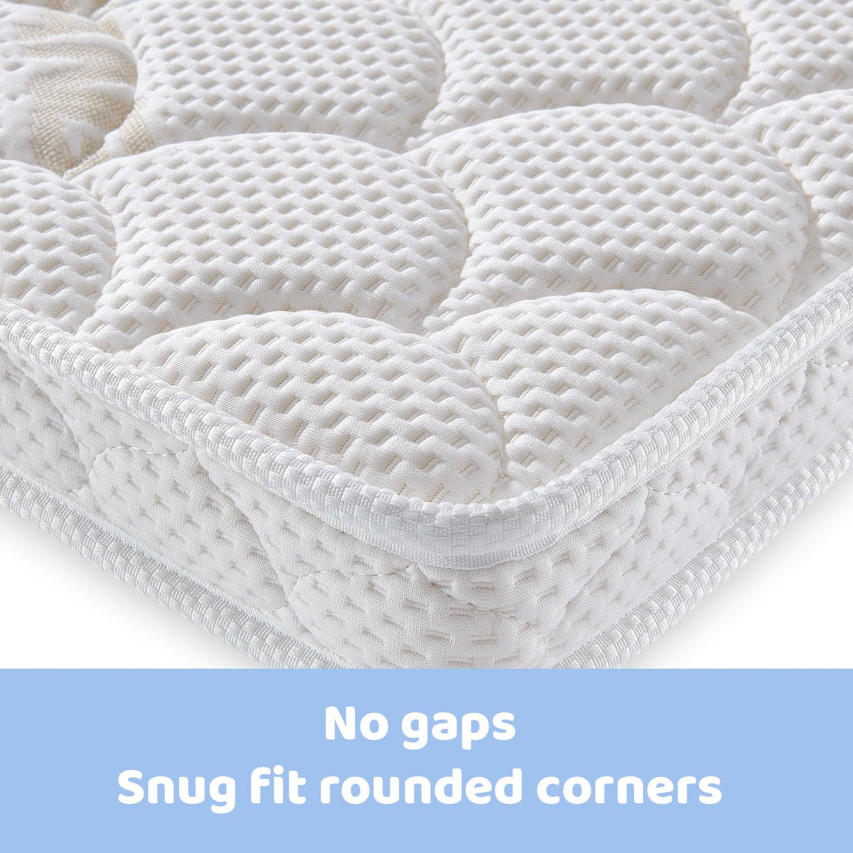 Mini Crib Mattress 38x24x4 Inch Dual Sided Firm Support Comfort Foam L5579