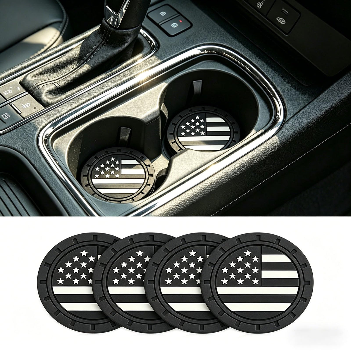 4 Pack Car Cup Holder Coaster C385