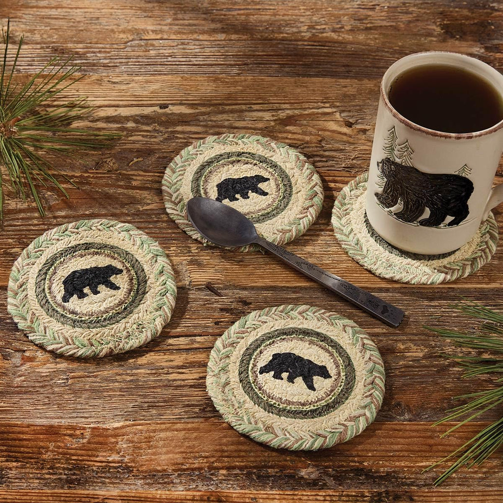 Black Bear Coaster Set P672410