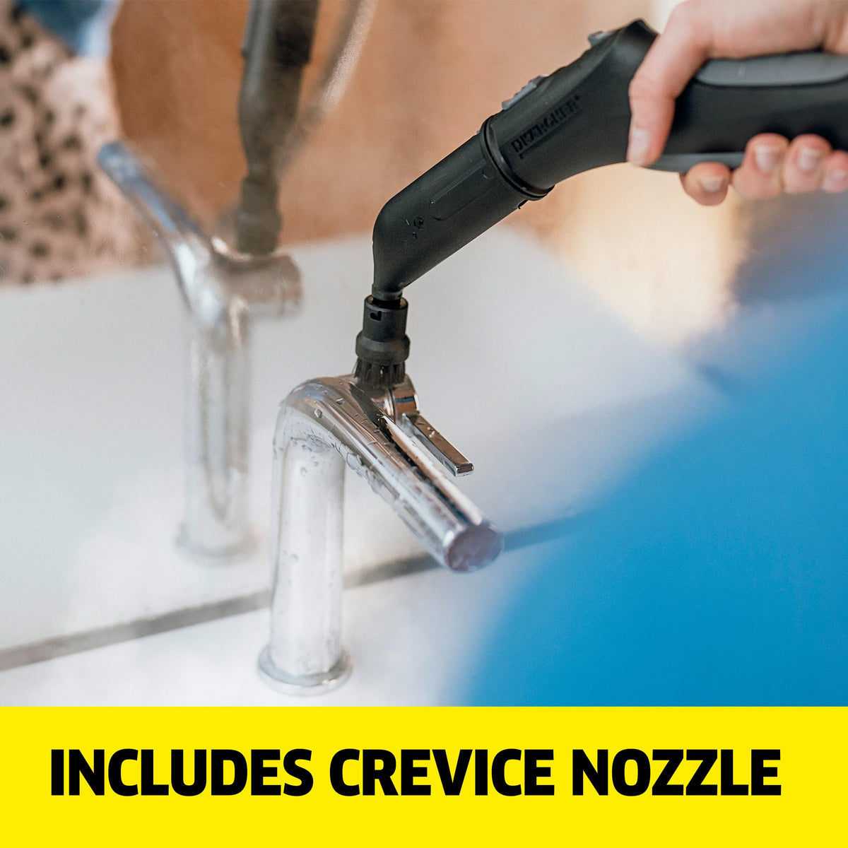 Steam Cleaner, 40 Sec Heat-up, Chemical-Free P2286