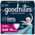 Girls Nighttime Underwear Size S/M 99 Ct F988653