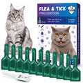 Cat Flea & Tick Topical Drops 12 Doses E437566
