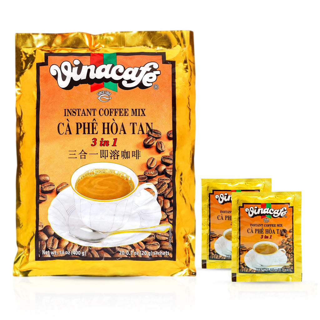 Instant Coffee Packets 3 in 1 Medium Roast 20 Sachets O2481