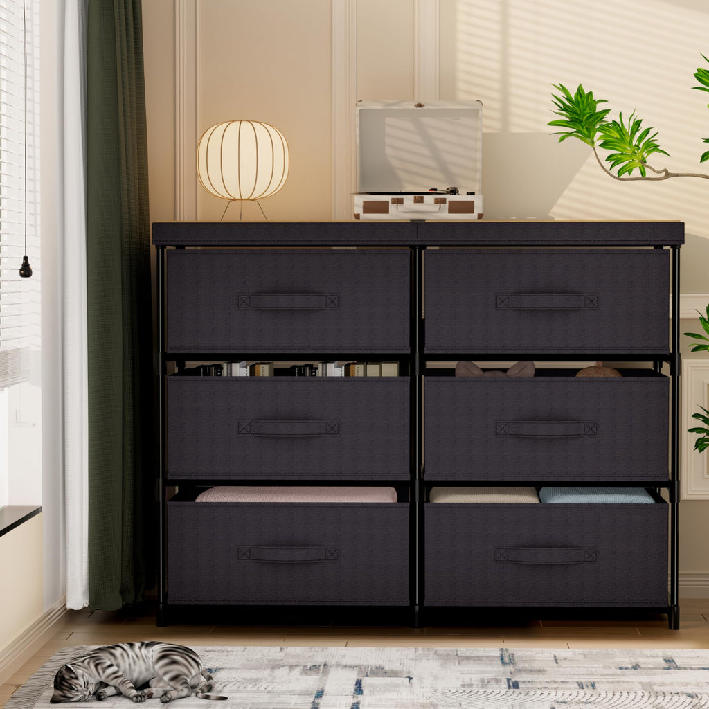 6 Fabric Drawer Dresser W8924